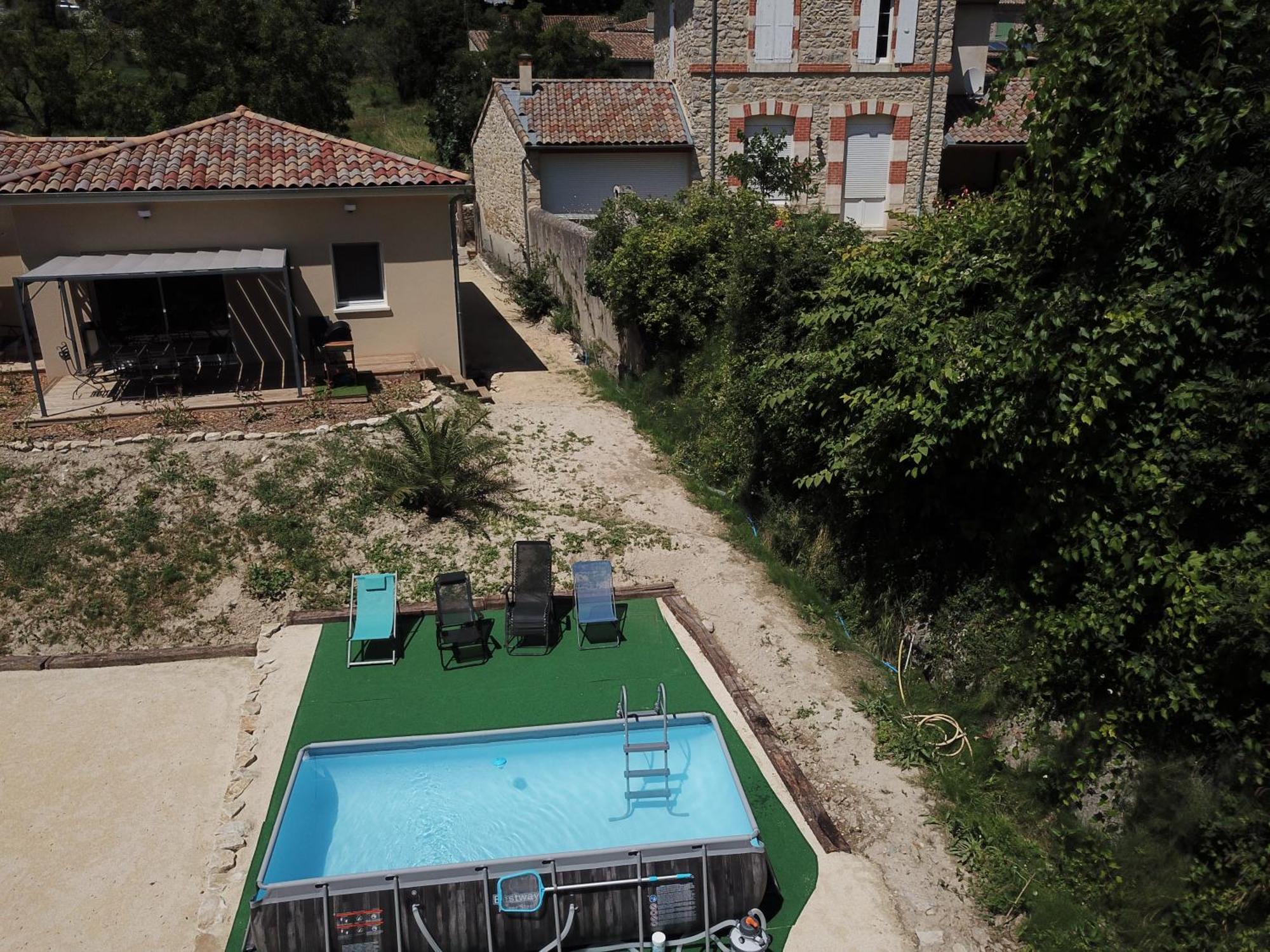 Montclar-sur-Gervanne Gite Le Chaudron 1 A 7Pers Avec Piscine 빌라 외부 사진